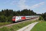 101 076 mit dem  IC K�nigssee  aus Berchtesgaden kommend am 6.