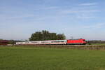 101 087 mit dem  IC K�nigssee  auf dem Weg nach Freilassing am 11.