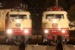Die 103 222-6 und 103 113-7 beim BW Fest Osnabr�ck am 18,09,10