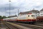 Die 103 226-7 bei der Zugparade im DB Museum Koblenz L�tzel am 14.06.2014