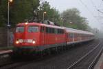 110 403 mit einem RE in Gifhorn am 08.05.2010