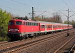 110 457-9 am RB35 in K�ln Stammheim am 24.04.2013