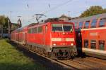 Die 111 160-8 Wuppertal Steinbeck am 29,09,11