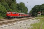 Die 111 180-6 in A�ling (Oberbay) am 05,08,12
