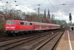 111 150-9 am RB35 nach Wesel in K�ln Messe/Deutz am 12.04.2013