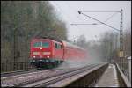 111 204-4 (DB Regio) in Regensburg-Pr�fening am 3.12.2012.