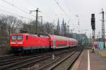 112 164 am RE7 in K�ln Messe/Deutz am 23.03.2013