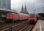 RE7 trifft RE9 in K�ln Messe/Deutz am 12.04.2013