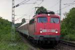 113 267-9 mit AZ in Bonn Oberkassel am 15.05.2011