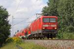 Die 114 013-6 in Erkner am 19,08,11 