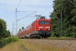 Die 114 034-2 als RE1 nach Frankfurt (Oder) in Erkner am 24,07,12
