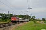 115 205-7 mit dem IC 281 nach Z�rich HB am 24.06.2012 in Eutingen.