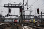 115 198 4, aufgenommen bei der Einfahrt in den Hbf M�nchen, am 23.01.10.