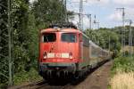 115 346-9 bei der Durchfahrt in K�ln West am 15.07.10 