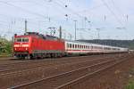 Die 120 125-0 in Koblenz L�tzel am 08,05,11