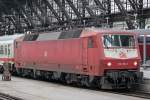 Die 120 155-7 in K�ln Hbf am 21,01,10