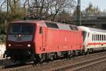 120 155 am 6.4.10 mit IC in D�sseldorf-Angermund