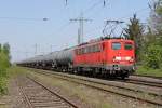 Die 140 506-7 in Ratingen Lintorf am 19,04,11