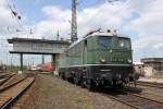 Die E40 128 am DB Museum Koblenz-L�tzel am 16,05,10  *