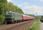E42 151 mit einer Leerwagen �berf�hrung in Bonn Limperich am 06.05.2013