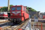 Die 142 255-9 im DB Museum Halle (Saale) am 02,07,10