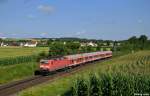 143 104-8 als RB 15073 nach Friedberg am 03.08.2012 in Kirch G�ns.