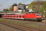 Die 143 553-6 als S8 in Wuppertal Steinbeck am 22,04,10