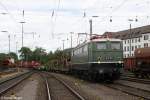 Die E50 091 bei der Zugparade im DB Museum Koblenz L�tzel am 14.06.2014