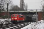 151 062 mit REV Datum 31.12.2010 mit dem Nivenheimer am 04.01.2011 in Limmer