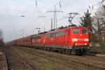 151 152-6 und 151 XXX-X in Ratingen Lintorf am 26,01,11