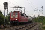 Die 151 134-4 in Opladen am Morgen des 10,05,11 