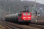 151 038-7 mit KeWa in K�ln West am 17.03.2012