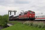 Die 151 070-0 auf der S�derelbbr�cke in Hamburg am 11,05,12