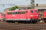 151 121-1 in Koblenz L�tzel am 08.06.2013