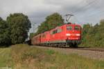 Die 151 082-5 und 151 052-8 in Ratingen Lintorf am 26.09.2013