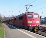 Und nochmal zwei mal 151 mit einen Sch�ttgut Zug (13.04.10)