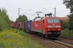 Die 152 017-0 in Hannover Limmer am 16,08,11