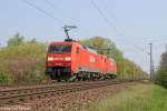 Die 152 050-1 und 152 094-9 in Hamburg-Moorburg am 04,05,2013