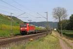 Die 152 166-5 in Pommern ( Mosel ) am 22.08.2013