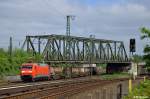 152 147-5 mit einer �bergabe am 15.05.2015 bei Hamburg Veddel.