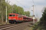 155 127 mit einem G�terzug in Winkel am 30.04.2010