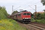 Die 155 272-8 in Hannover Limmer am 16,08,11