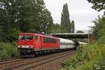 Die 155 004-5 in Hannover Limmer am 16,08,11