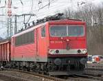 155 243-9 bei der Einfahrt in Gremberg am 25.2.2010