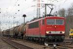 Die 155 116-7 in Gremberg am 20,03,10