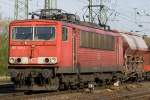 155 108-4 bei der Ausfahrt in H�he Gnf K�ln-Gremberg.