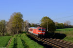 181 211-4 mit dem PbZ 2471 (Dortmund Hbf - Frankfurt(Main)Hbf) am 20.04.2016 bei Haan-Ellscheid.

