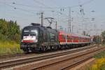 Die ES 64 U2-073 ( 182 573 ) in Gro�korbetha am 18,08,11