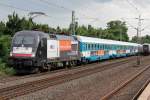 182 534 / ES 64 U2-034 am HKX gen HH-Altona in K�ln Stammheim am 03.08.2012