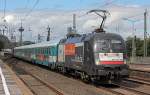 ES 64 U2-030 / 182 530 am HKX in K�ln Messe/Deutz am 25.08.2012